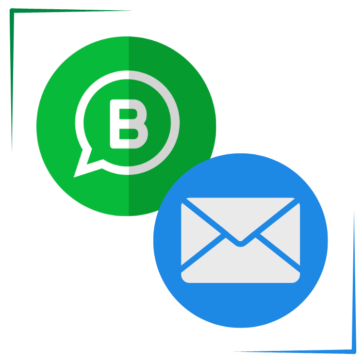 WhatsApp e Email